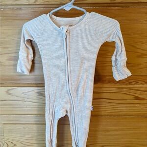 Little Sleepies ribbed oat